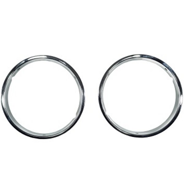 Headlight Bezels Chrome 97-06 Jeep Wrangler