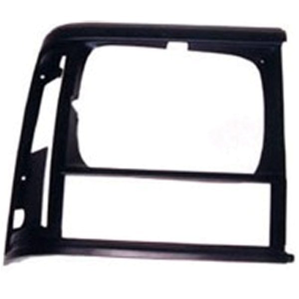 Headlight Bezel LH Blk 91-96 Cherokee & Comanch