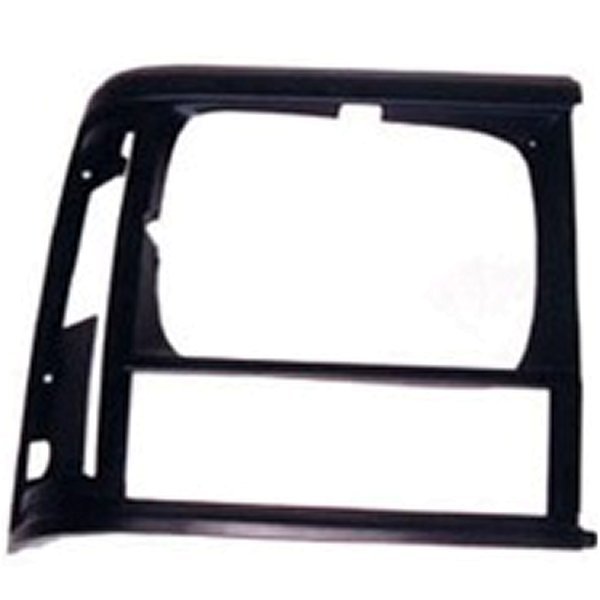 Headlight Bezel RH Blk 91-96 Cherokee & Comanch