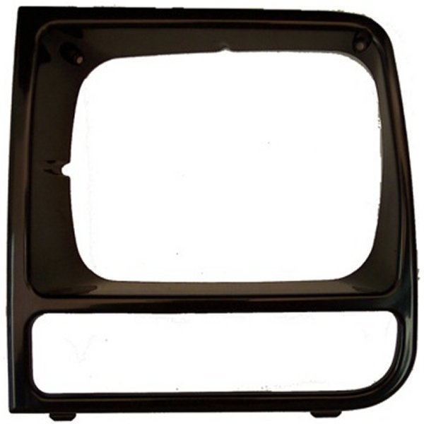 LH Black Headlight Bezel 97-01 Jeep Cherokee (XJ)