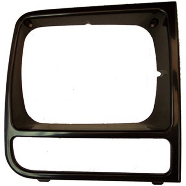 RH Black Headlight Bezel 97-01 Jeep Cherokee (XJ)