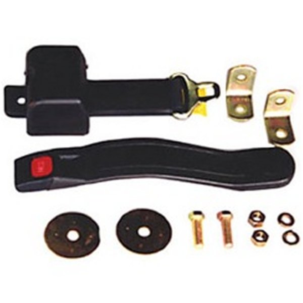 Lap Seat Belt Black 76-95 Jeep CJ/Wrangler YJ