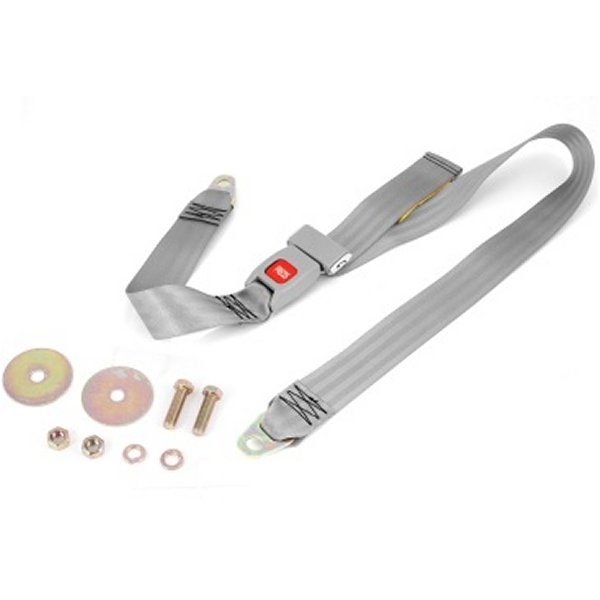 Lap Seat Belt Gray 87-95 Jeep Wrangler YJ