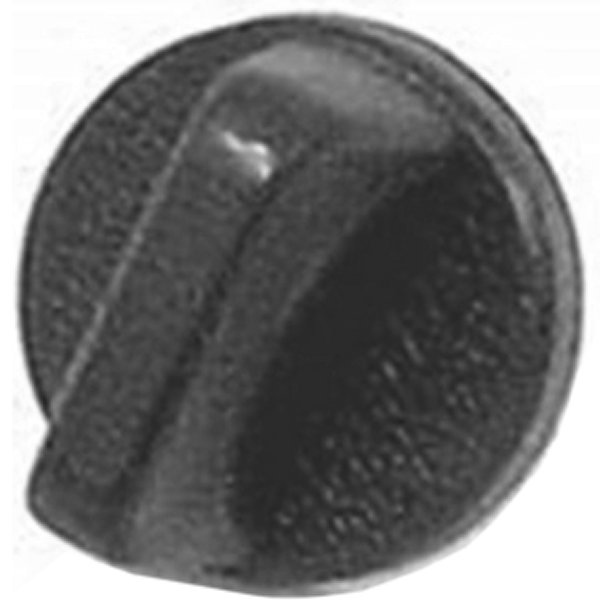 Interior Windshield Knob Black 76-86 CJ Models