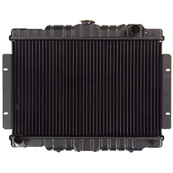 Radiator 2 Row Aluminum- 74-80 Jeep CJ V6/V8