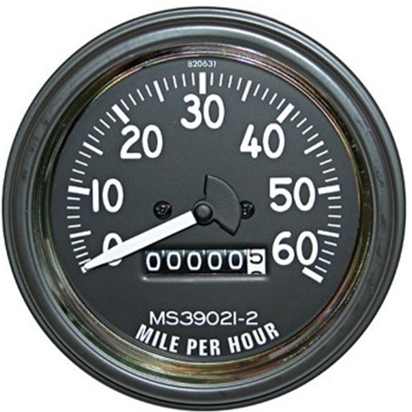 Speedometer Gauge 0-60 MPH 46-58 Willys/CJ Model