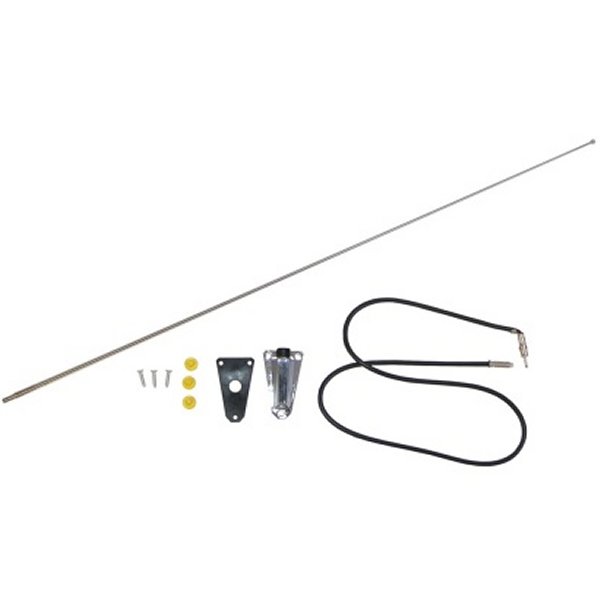 Chrome Antenna Kit 76-95 Jeep CJ & Wrangler