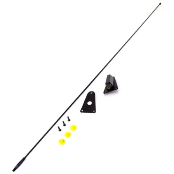 Black Antenna Kit 76-95 Jeep CJ & Wrangler
