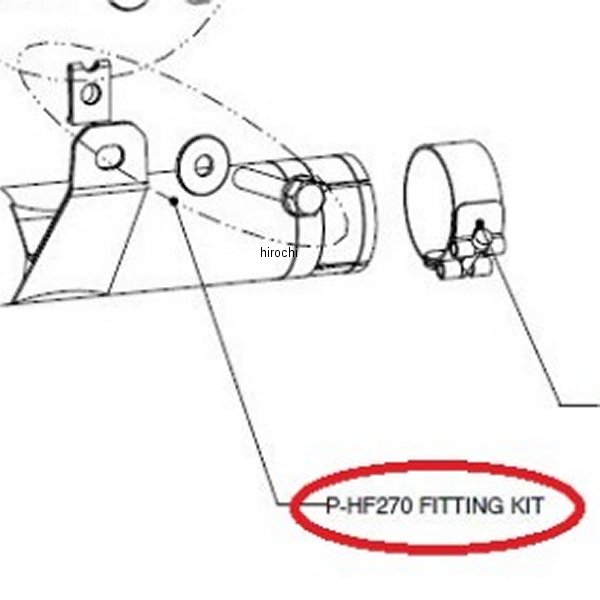 マフラーブラケットセット 06年-09年 GSX-R750