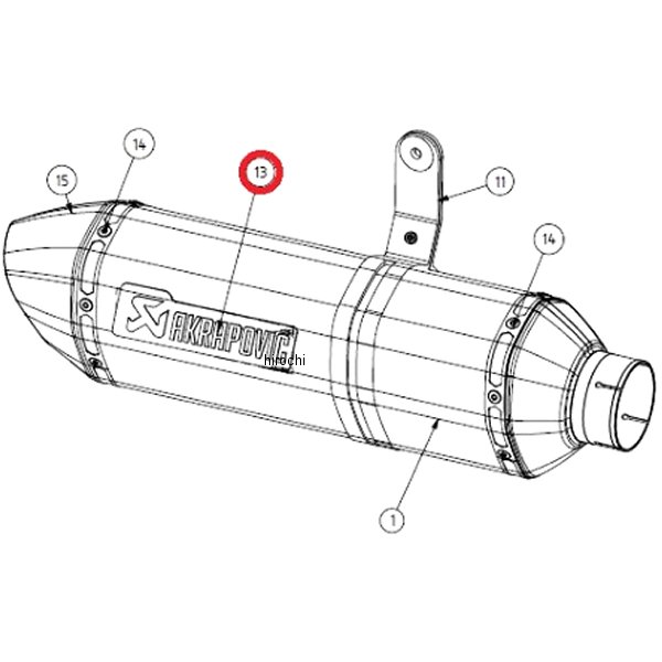 ヒートシールド スリップオン用リペア 10年 S1000RR