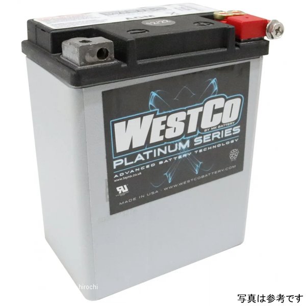 WESTCO バッテリー Platinum 12V/14Ah YB14L-A2、YTX14AHL-BS、YB14L-A2搭載車両