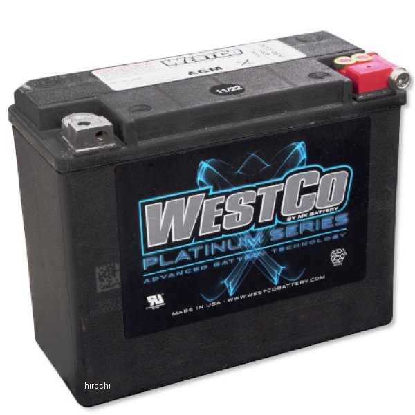 WESTCO バッテリー Platinum 12V/20Ah 66010-82B互換品