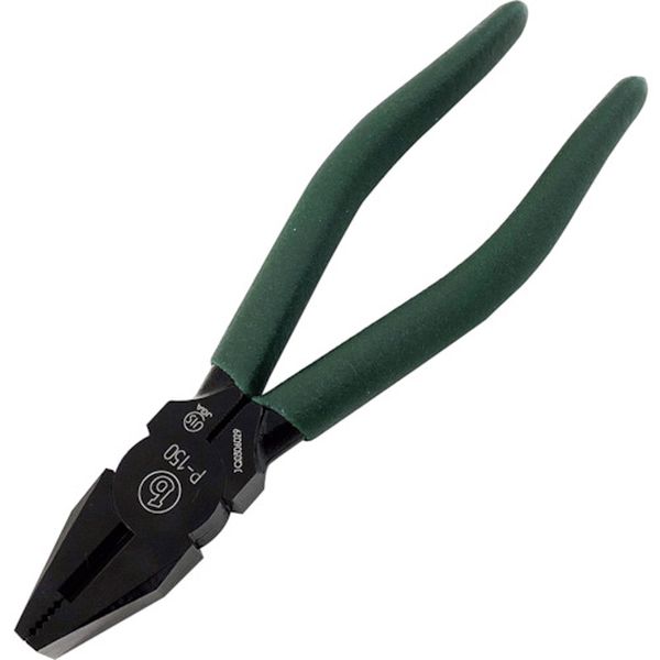 P150  マルビー カチオン電着塗装仕様ペンチ(ビニールグリップ付)150mm
