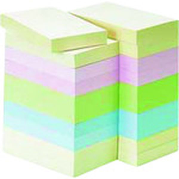 P511JM20  861282ふせん75×50mm混色百枚20冊P511JM20