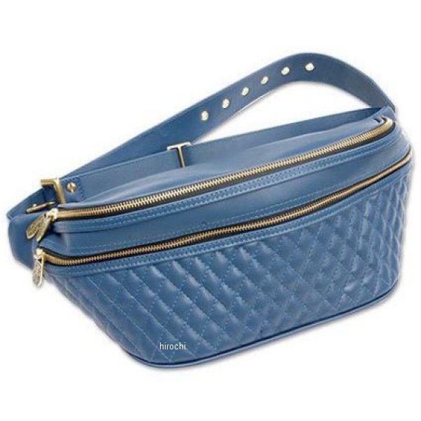 PARASITE製 レザーウエストバッグ TYPE 1 ターコイズブルー