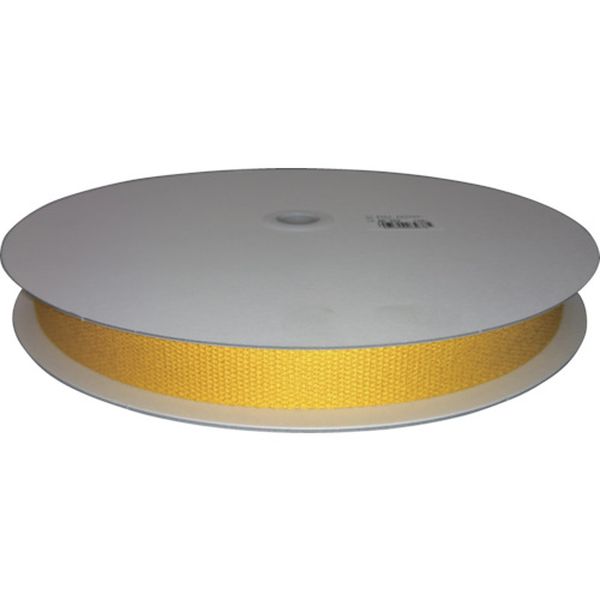 平ベルトアクリルカラー 25mm×25m イエロー