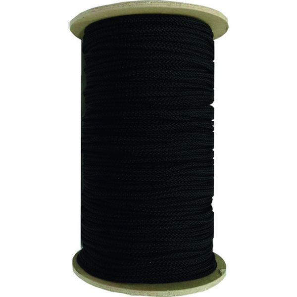 江戸打ち紐 黒 約3mm×130m