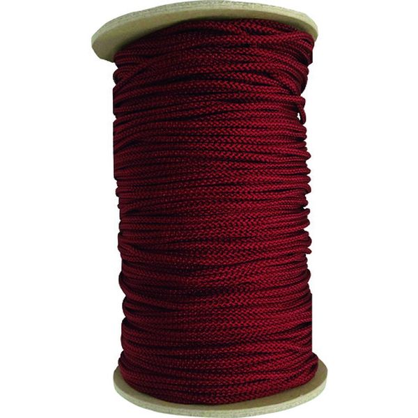 江戸打ち紐 エンジ 約3mm×130m