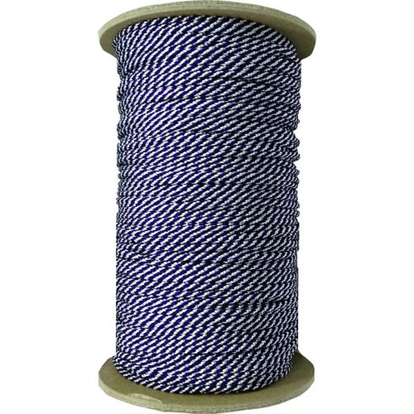 江戸打ち紐 紫白 約3mm×130m