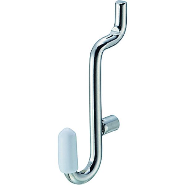 パンチングボードパーツ フックA キャップ白 4個入