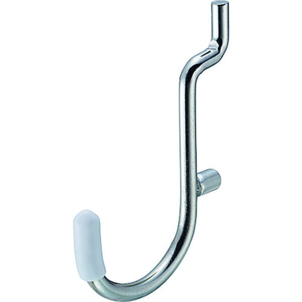 パンチングボードパーツ フックB キャップ白 4個入