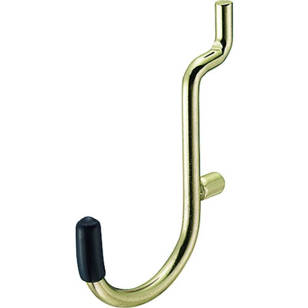 パンチングボードゴールドパーツ フックBキャップ黒 4P