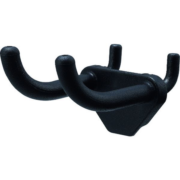 PBPF211 215-9052  パンチングボード用樹脂2連フック黒(1P2コ入)