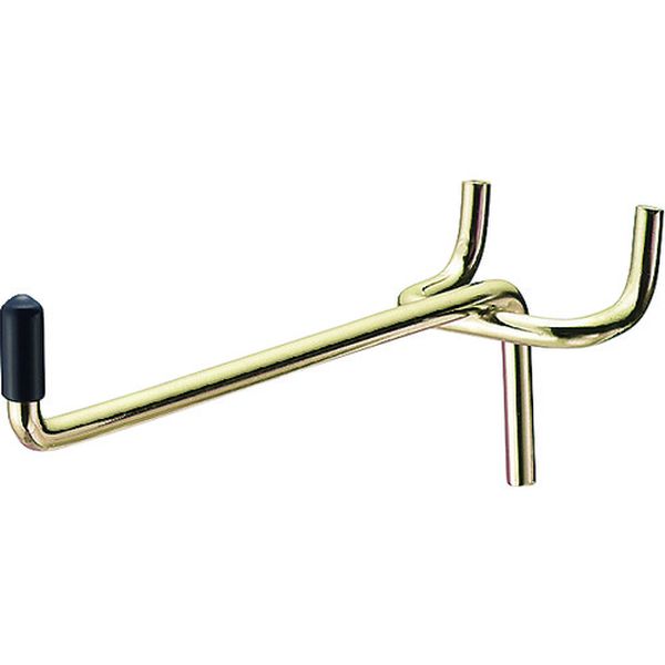 パンチングボードゴールドパーツ フックT 中 キャップ黒2P