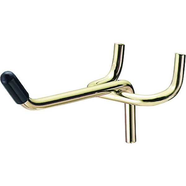 パンチングボードゴールドパーツ フックT 小 キャップ黒 4P