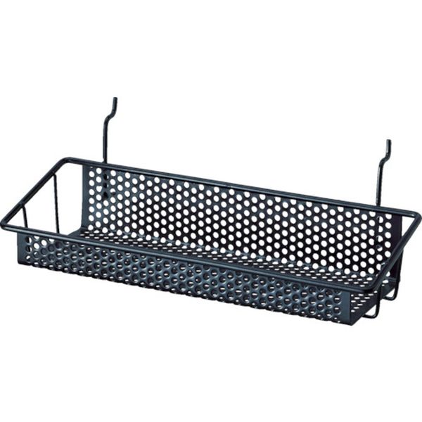 パンチングボードパーツ カゴ棚 黒