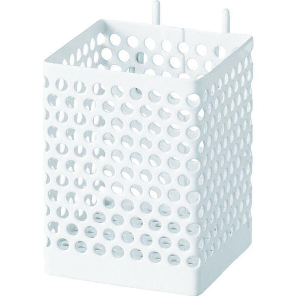 パンチングボードパーツ 小物入れ 小 白