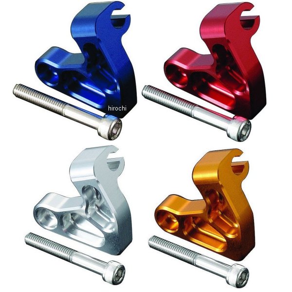 アルミマシンドクラッチケーブルホルダー 13年-15年 グロム、MSX125