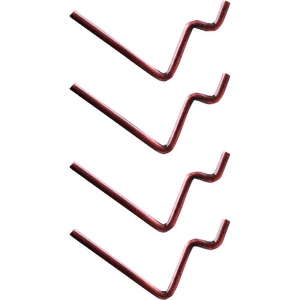 PGP01E 172-2888  有孔ボード PEGGY L字フック 茶