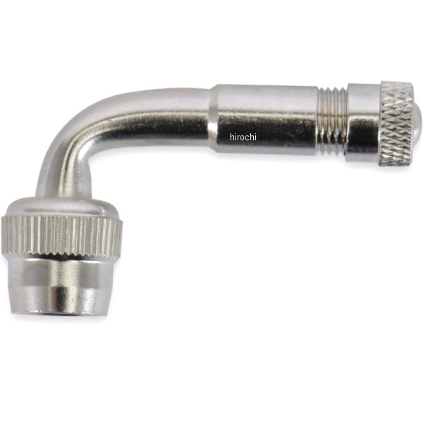 エクステンションエアバルブ 汎用 90度 シルバー