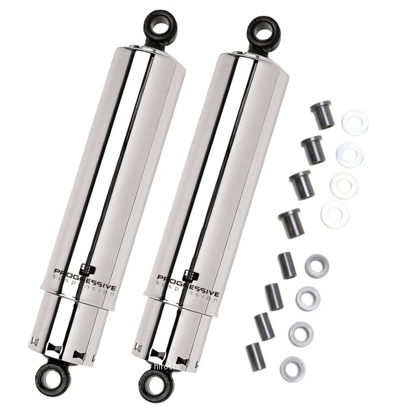 Progressive Harley 412 シリーズ ショック 11.0in クローム