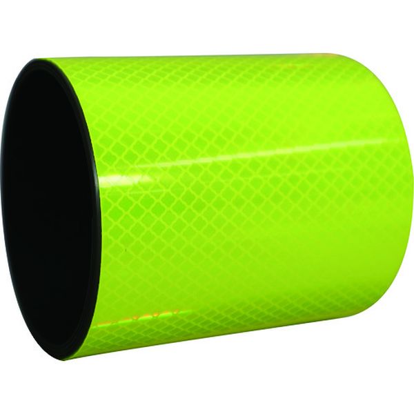 プリズム反射マグネットシート 100mmX1M 蛍光レモンイエロー