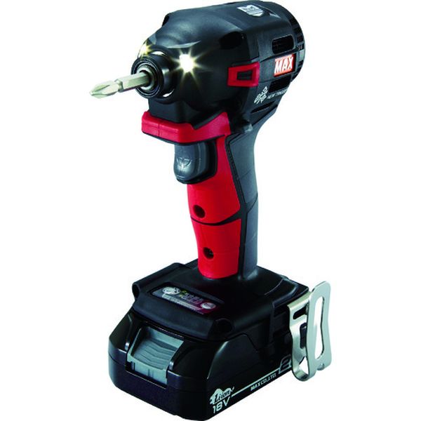 18V充電インパクトドライバセット(アカ)2.5Ah