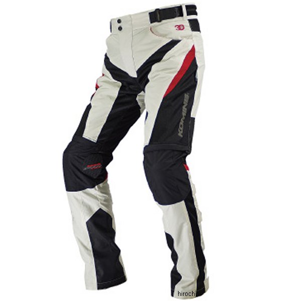 PK-729 プロテクト ライディング 3D メッシュパンツ アイボリー