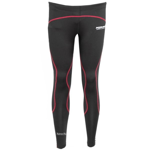 PKL-125 コンプレッション サーマルアンダーパンツ 黒/赤