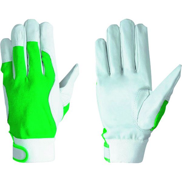 LL   豚革甲メッシュ袖口マジック付 129豚白LL寸