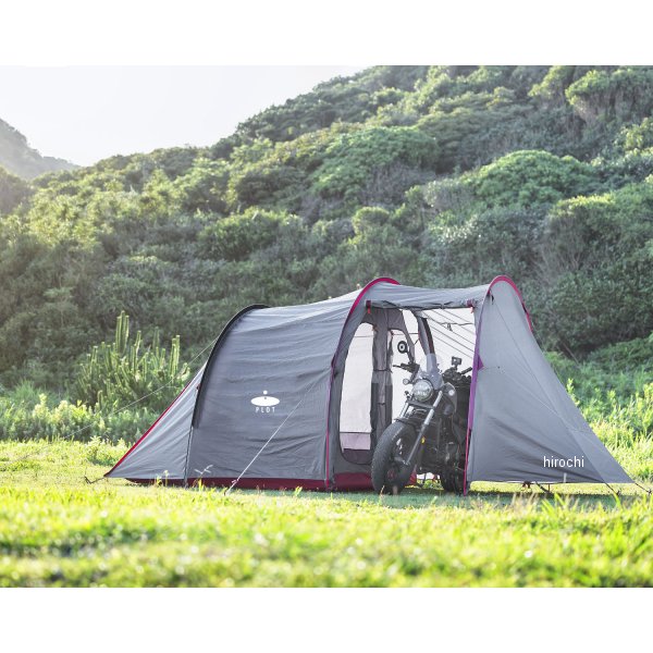 モトテント 440cm x 250cm x 185cm グレー