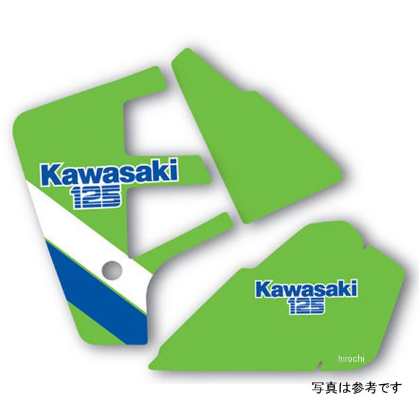 オーダーデカール リプロ K R タンク+シュラウド(FULL) 87年 KX125