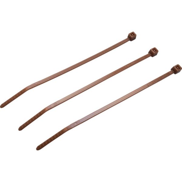 ナイロン結束バンド 茶 (100本入)