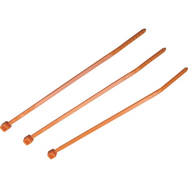 ナイロン結束バンド オレンジ (100本入)