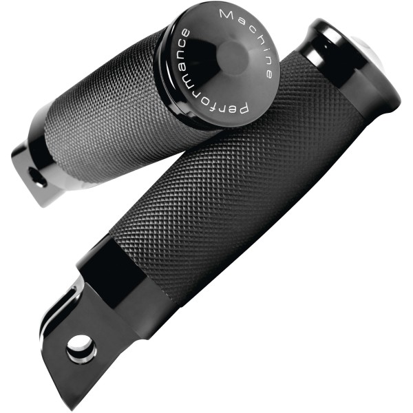 コンター フットペグ ドライバー側 18年-21年 M8ソフテイル 黒 2個入り