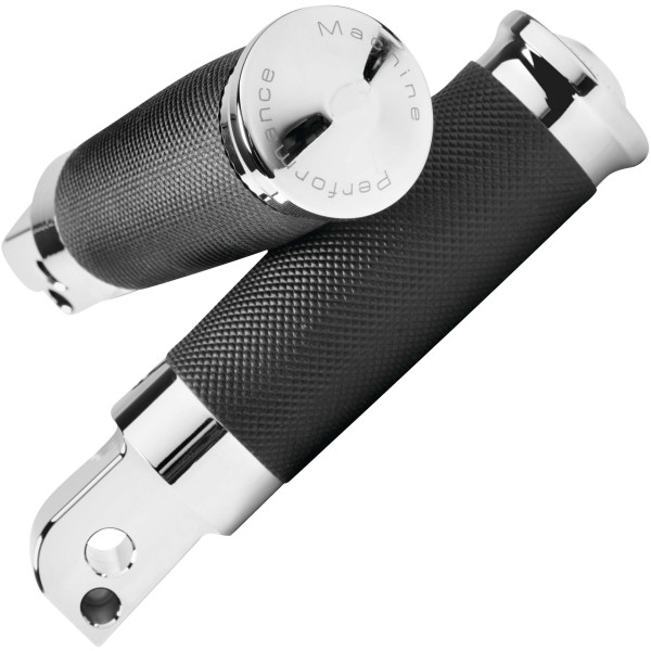 コンター フットペグ パッセンジャー側 18年-21年 M8ソフテイル クローム 2個入り