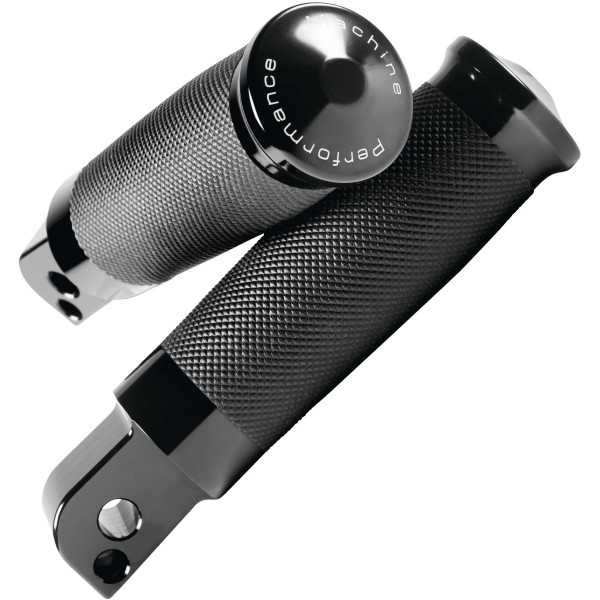 コンター フットペグ パッセンジャー側 18年-21年 M8ソフテイル 黒 2個入り