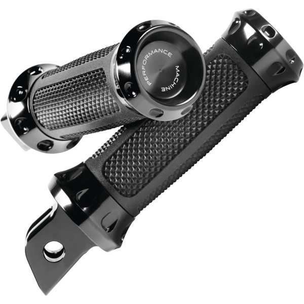 オーバードライブ フットペグ ドライバー側 18年-21年 M8ソフテイル 黒 2個入り