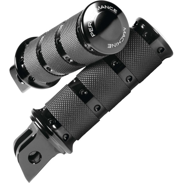 XLS フットペグ ドライバー側 18年-21年 M8ソフテイル 黒 2個入り