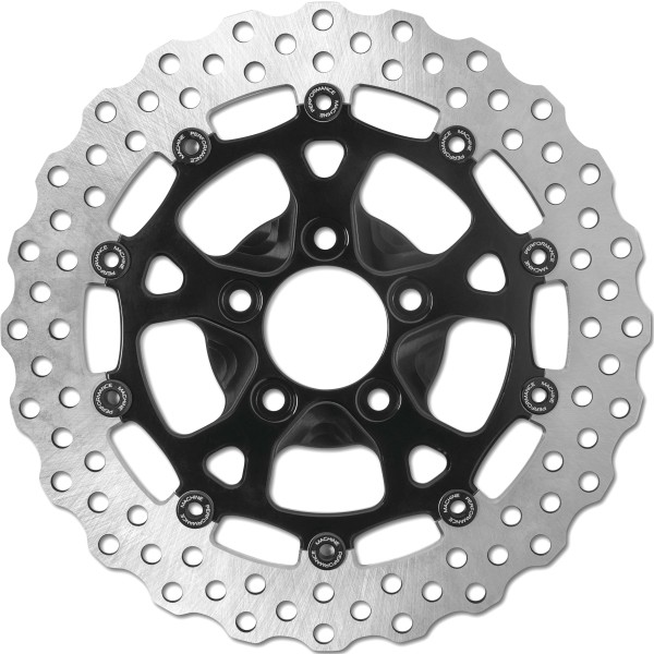 ブレーキローター フロント 11.5インチ X 0.20 ドミネーター ブラックアルマイト